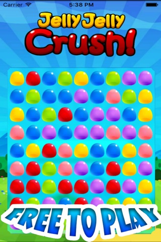 Jelly Jelly Crush HD-Match 3 Puzzle Game For Girls And Kids Free screenshot 2