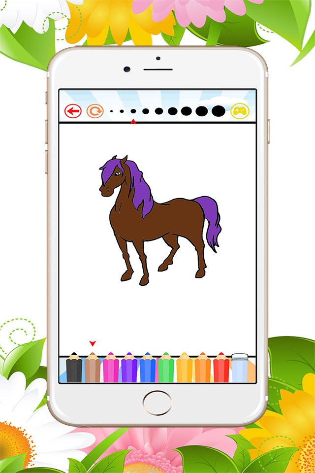 Horse Coloring Book for Kids screenshot 4