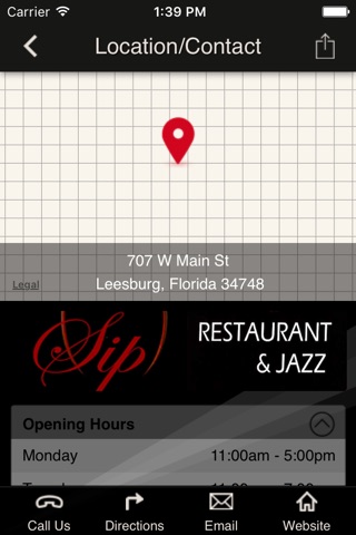 Sip Restaurant, Jazz and Wine Bar screenshot 2