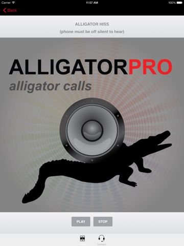 REAL Alligator Calls and Alligator Sounds for Calling Alligators - (ad free) BLUETOOTH COMPATIBLE screenshot 4