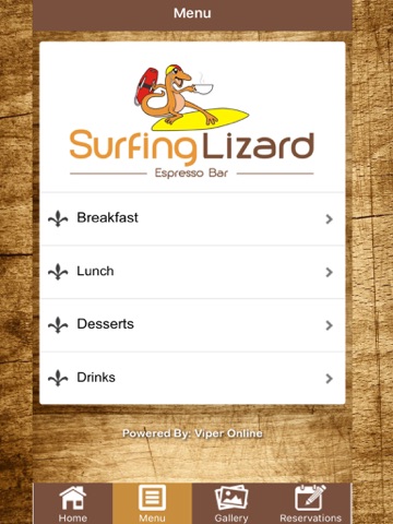 Surfing Lizard Cafe HD screenshot 2