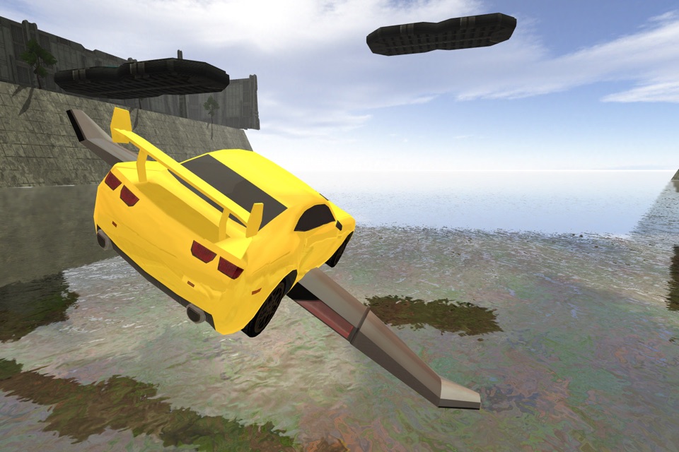 3D Flying Car Parking Simulator: eXtreme Racing, Driving and Flight Game Free screenshot 3