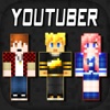 3D Youtuber Skins Collection - Pixel Texture Exporter for Minecraft Pocket Edition Lite