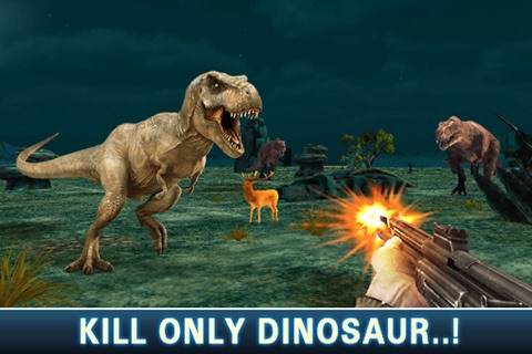 Dinosaur Hunter Trex Attack Survive Dino Fury Chase Killing Games screenshot 4