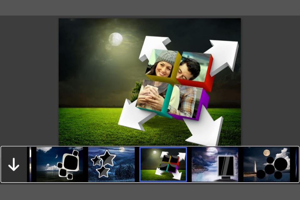 3D Moonlight Photo Frame - Amazing Picture Frames & Photo Editor screenshot 3