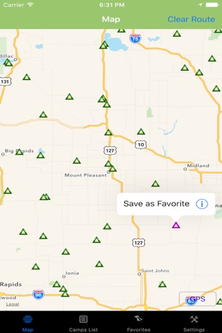Michigan – Camping & RV spots screenshot 3