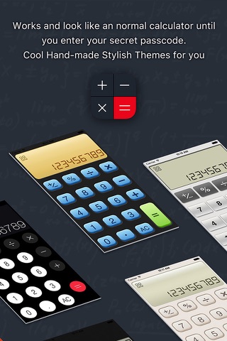 Secret Calculator Plus - Hide your Private Photos & Videos,Secret Notes and Files Behind a Working Calculator Lock screenshot 2