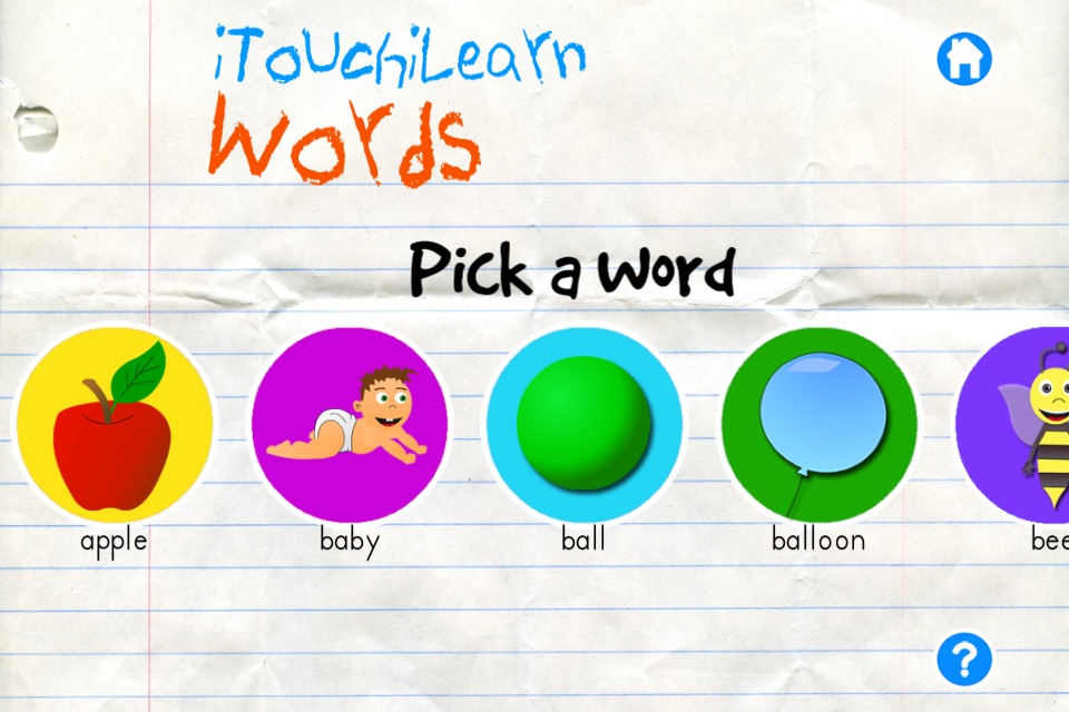 iTouchilearn Words Free for Preschool Reading, Spelling, Speech Skills screenshot 4