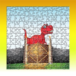 Dinosaur World Cartoon Jigsaw Magic Puzzle Fun Game for Kids