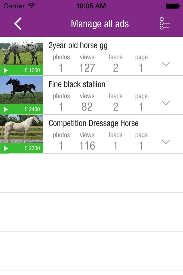 Horsemart.co.uk - Ad Manager screenshot 4