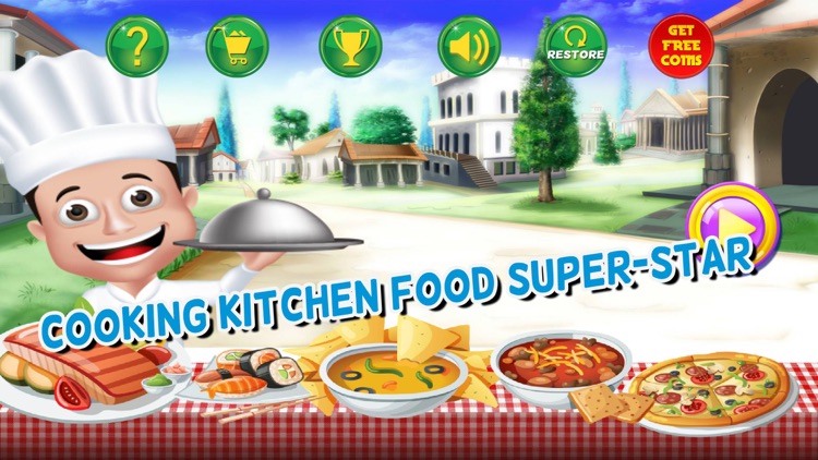 Cooking Kitchen Food Super-Star - master chef restaurant carnival fever games