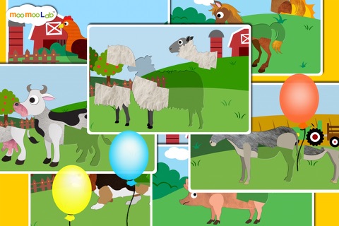 Farm Animals - Puzzles, Animal Sounds, and Activities for Toddler and Preschool Kids Full Version screenshot 3