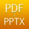 PDF to PPT Converter is a simple PDF Reader, PDF to PowerPoint Converter, PDF to PPTX Converter