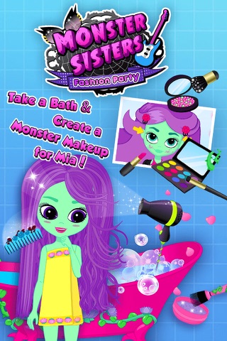 Monster Sisters 2 Home Spa - Rock Star Makeover - náhled