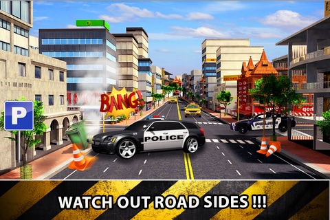 NYPD Police Car Parking 2k16 - Multi Level 2 Real Life Driving Test Career Simulator screenshot 2
