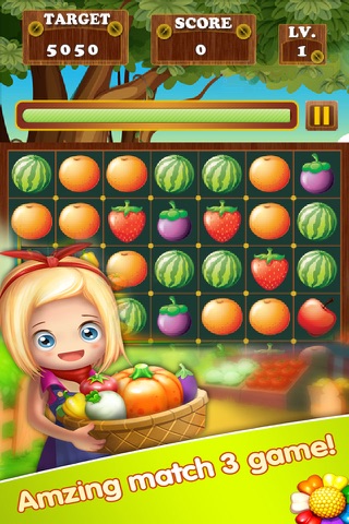 Fruit Crush Mania - Match Free Game screenshot 3