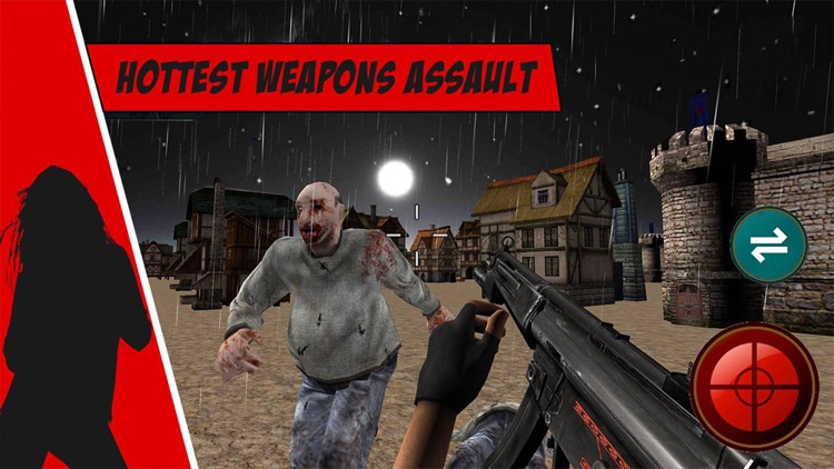 Zombie Frontier Dead Underworld 3D Assassin - Top Zombie Shooting Game screenshot-3