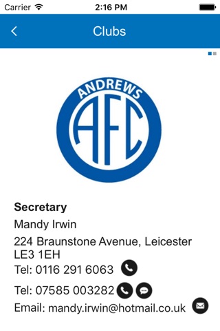 Leicester & District Mutual Football League screenshot 4