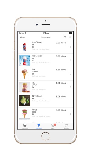 GoSweet, icecream truck, icee and ice cream on demand(圖2)-速報App