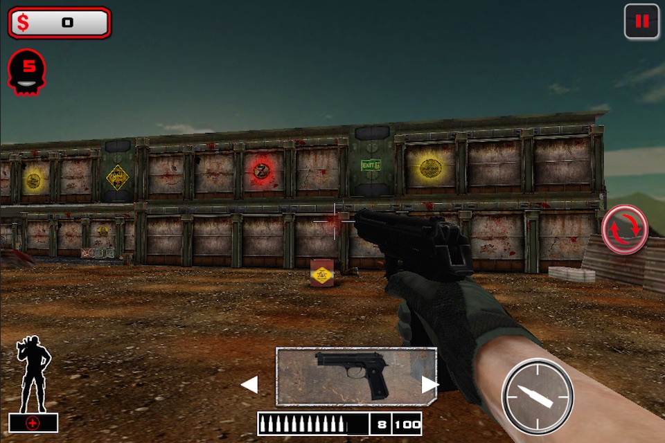 Zombie Defense Survivor. The Frontline Z in Army Doom Commando War screenshot 3