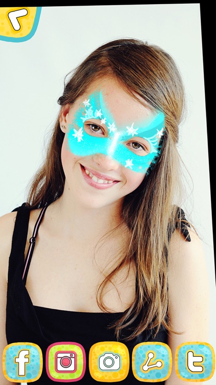 Sticker Face Painting Mask Game – Create Funny and Scary Picture.s for iPhone screenshot-3