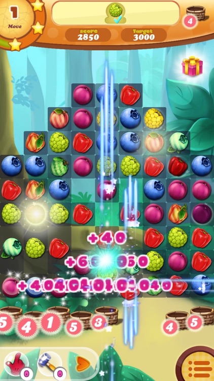 Hungry Fruit Bear Harvest Blast Matching Puzzler Games Free screenshot-4