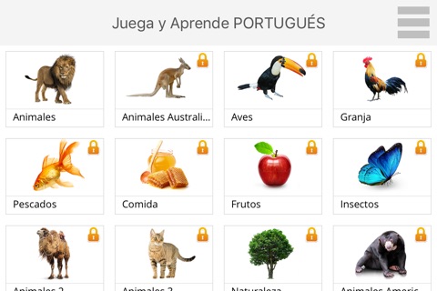 Play and Learn PORTUGUESE screenshot 2