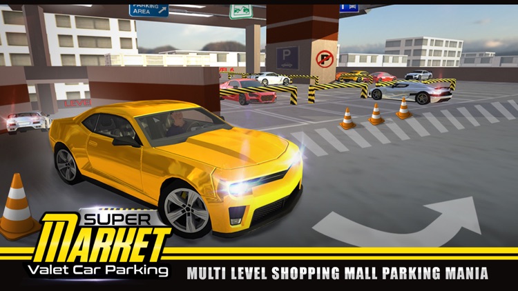 Supermarket Valet Car Parking - Multi Level Shopping Mall Parking Mania
