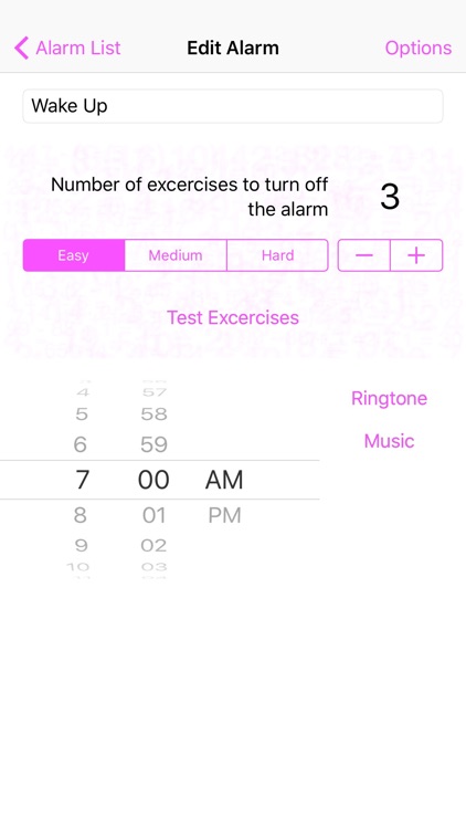 Mathe Alarm Clock
