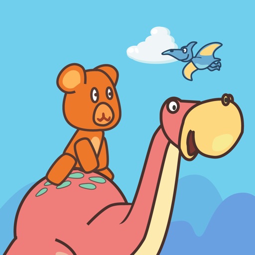 Bear Run:Dinosaur World - Animal Games for Toddler Kids