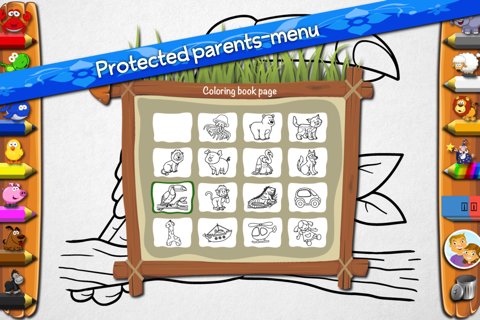 Coloring Book With Animals screenshot 3