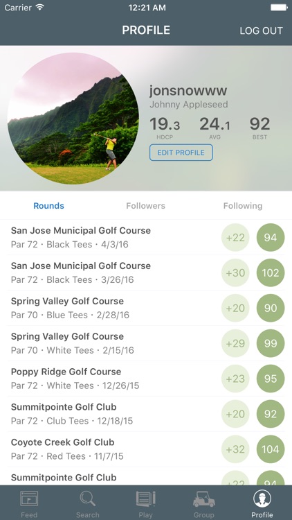 Golfpher - Social Golf, Score Tracker & Handicap