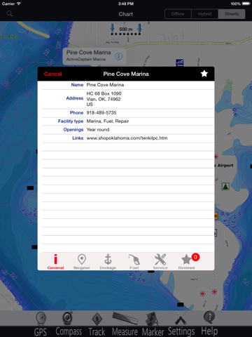 Oklahoma lakes GPS Charts Pro screenshot 4