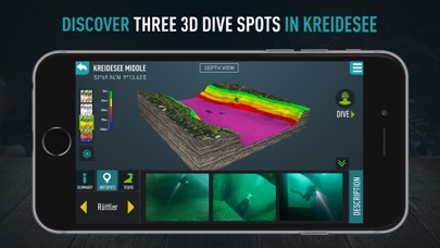 Kreidesee Scuba Diving by Ocean Mapsのおすすめ画像1