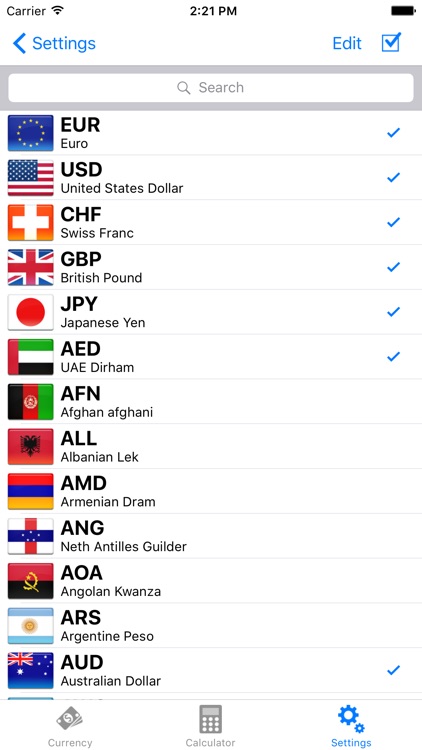 iCurrency - Exchange rate converter