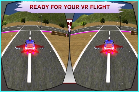 VR Flying Car Flight Simulator – The best game for google cardboard Virtual Reality screenshot 4