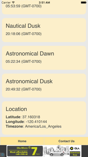 Sunrise Sunset Calc(圖5)-速報App