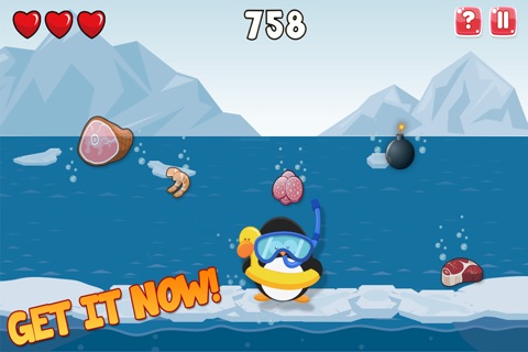 Penguin Slide Adventure: Cool Frozen Catch screenshot 2