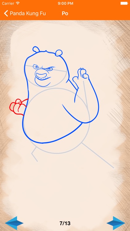 Artist Orange - How to Draw Panda Kung Fu screenshot-4