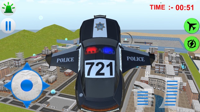 Flying Police Driver 3d Simulator(圖2)-速報App