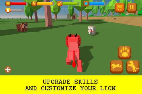 Cube Lion Survival Simulator Full screenshot 4