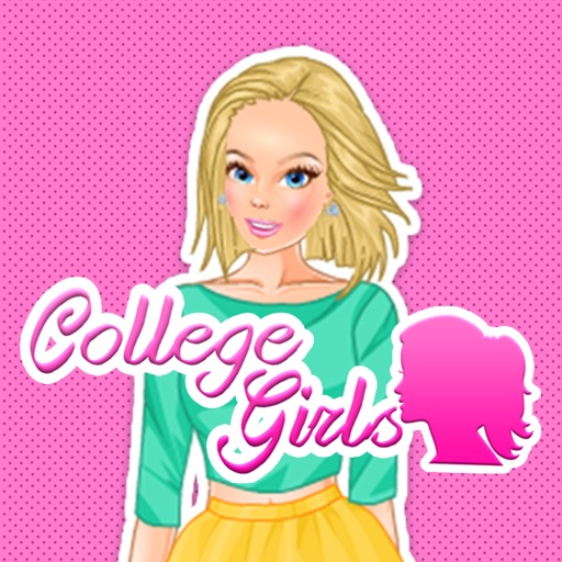 College Girl Dress Up Icon