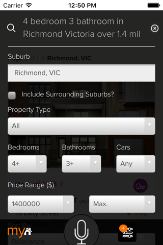 My Real Estate Browser - Voice Search for Australian Property screenshot 2