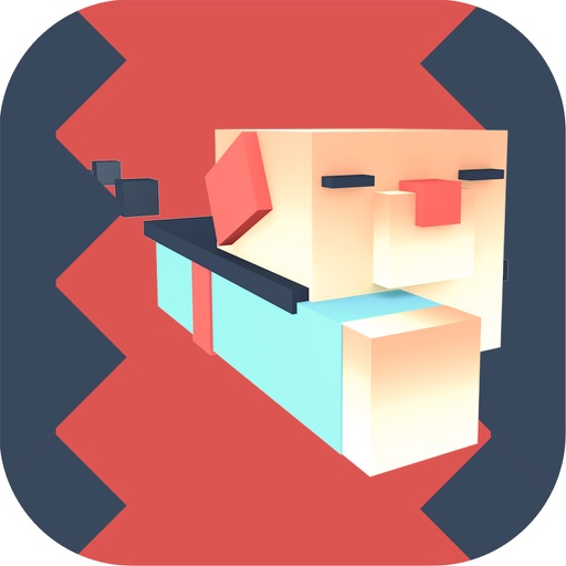 Blocky Sky - Flying Super Heroes Rush icon