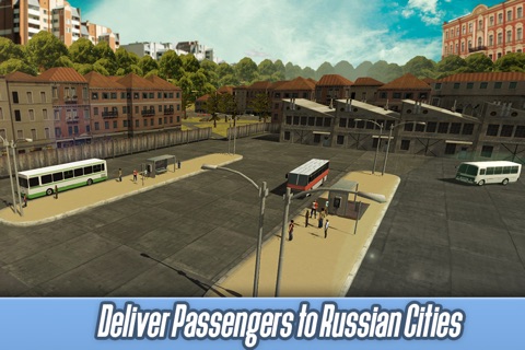 Russian Bus: Driving Simulator 3D Full screenshot 3