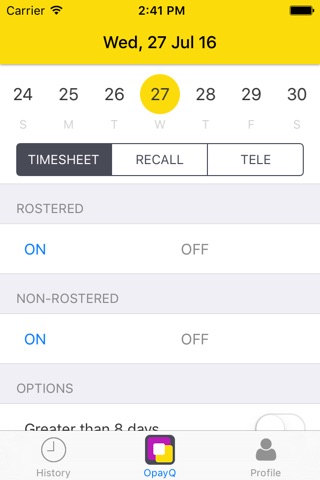 OpayQ - The Timesheet Tool for Doctors screenshot 2