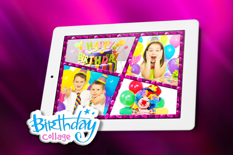 Birthday Photo Collage Maker – Fun Pic.ture Edit.or With Frame.s For Happy B-day screenshot 3