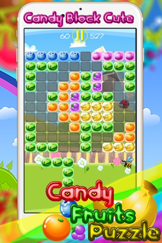 Candy Fruits Mania - A Cute And Addictive  Block Puzzle Game for kids screenshot 3