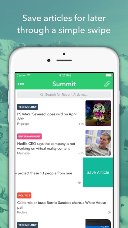 Summit - Summarized News Reader screenshot-3