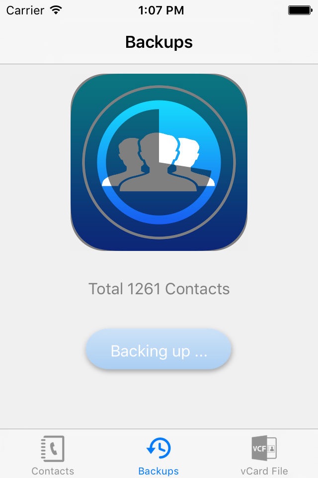 My Contacts Backup & Cleanup Free screenshot 2